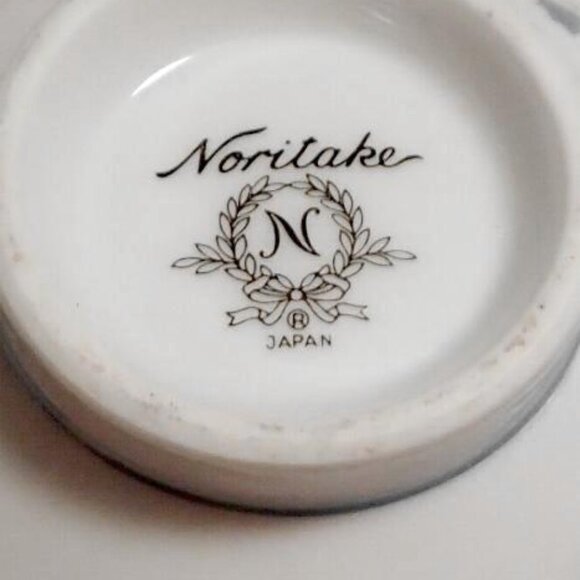 Set of 6 Floral Noritake Footed Rice Bowls - Picture 3 of 3